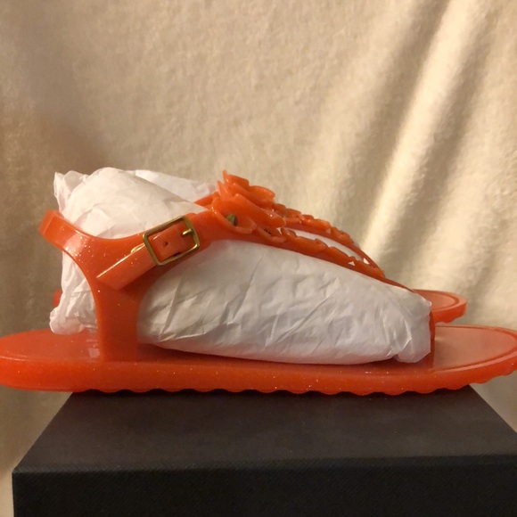 NIB Coach tea rose jelly sandals - Picture 4 of 6